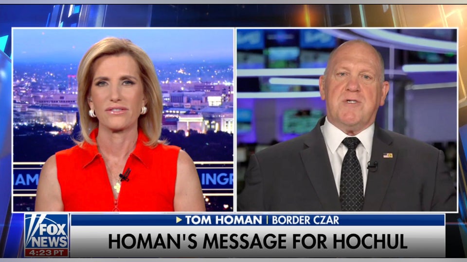 Tom Homan: I want one example from Kathy Hochul of ICE arresting someone in a hospital