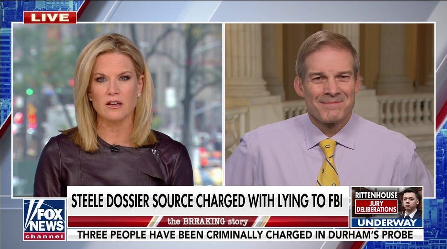Rep. Jim Jordan: People need to be held accountable for Steele dossier lie
