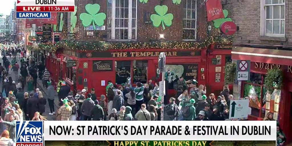 Jen Hale reports live from Dublin as St. Patrick's Day parade kicks off