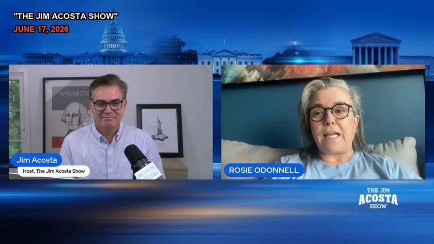 Rosie O'Donnell claims Kamala Harris won election during Jim Acosta interview