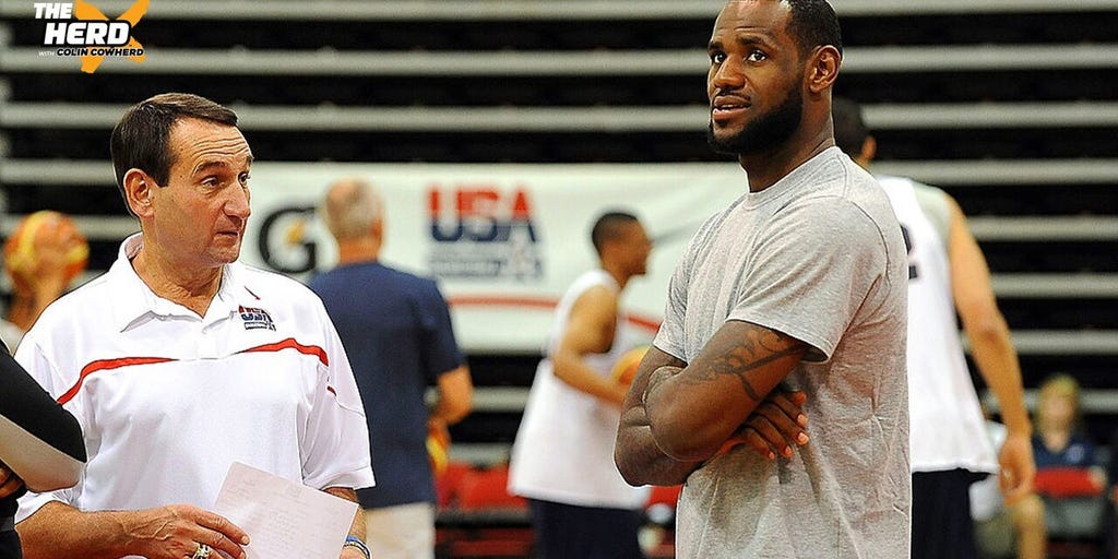 Mike Krzyzewski shares his experience coaching LeBron James on Team USA | The Herd