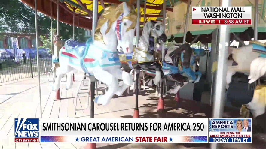 Smithsonian Carousel returns on National Mall for America 250