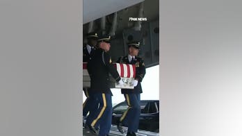 Fallen US troops honored in return to Dover after deadly conflict with Iran
