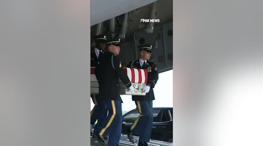 Fallen US troops honored in return to Dover after deadly conflict with Iran