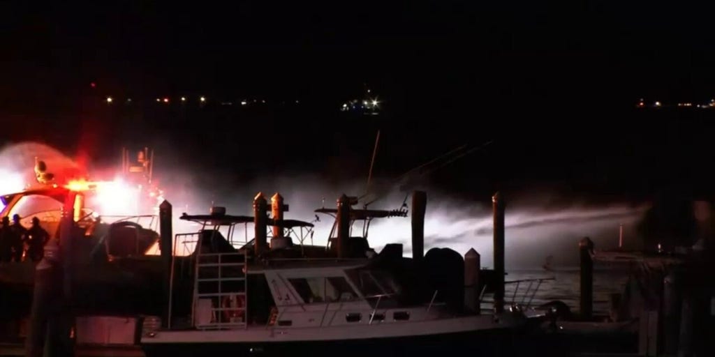 Inferno blazes at Massachusetts yacht club