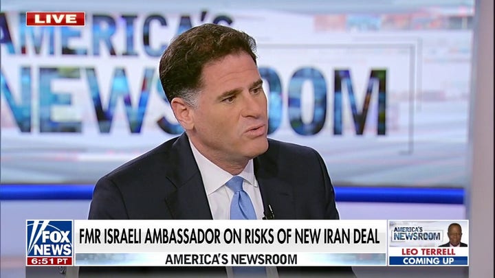 New Iran Deal a 'glide path' to a nuclear arsenal for Iranians: Amb. Dermer
