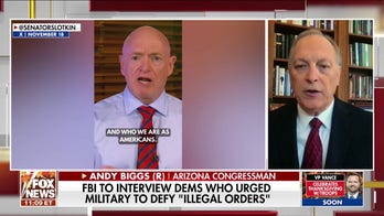 Rep. Andy Biggs accuses Democrats of ‘soft coup’ amid fallout from 'illegal orders' video