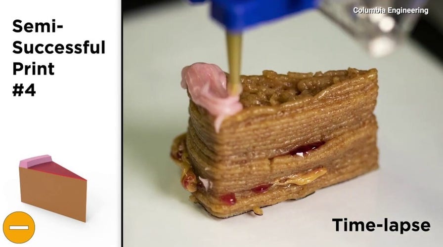Researchers unlock technological advancement by making 3-D printed cakes