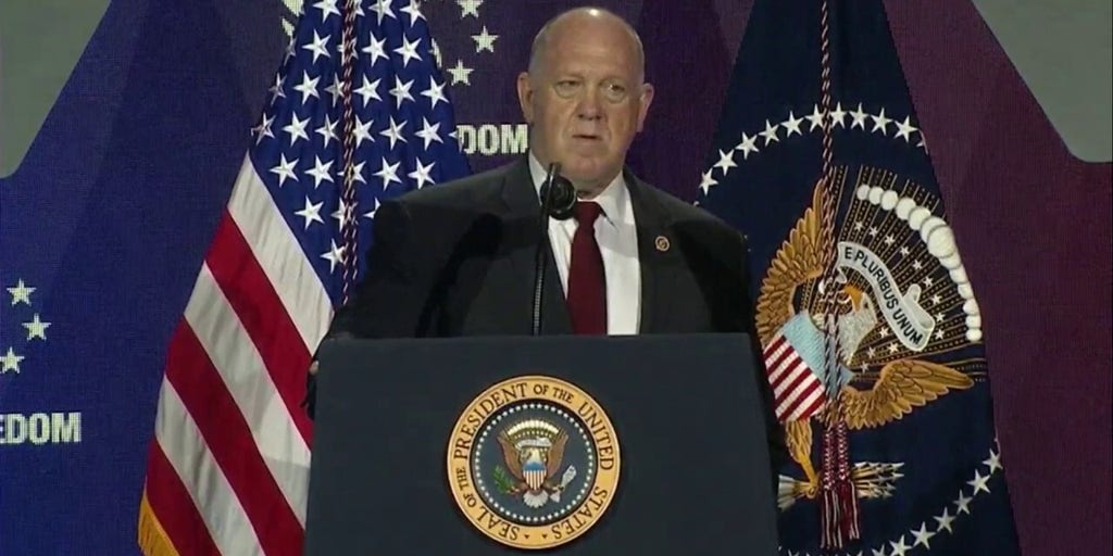 WATCH: Trump border czar describes horrific migrant crisis scenes in fiery speech defending president’s agenda