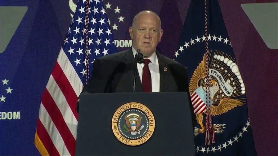 WATCH: Trump border czar describes horrific migrant crisis scenes in fiery speech defending president’s agenda