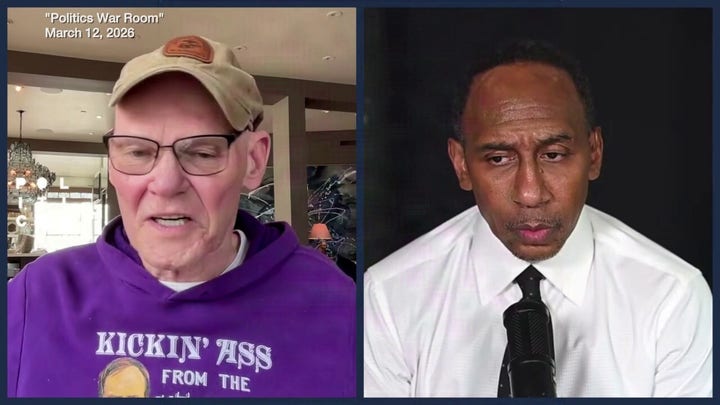 Carville implores Stephen A Smith for advice, asking, 'How do we reconnect with young men?'