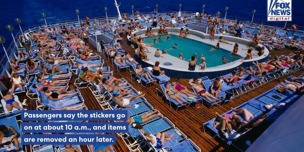 Cruise lines crack down on chair hogs as pool deck tensions boil over