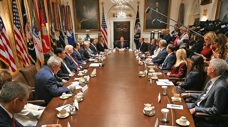 WATCH LIVE: President Trump holds Cabinet meeting amid Iran negotiations