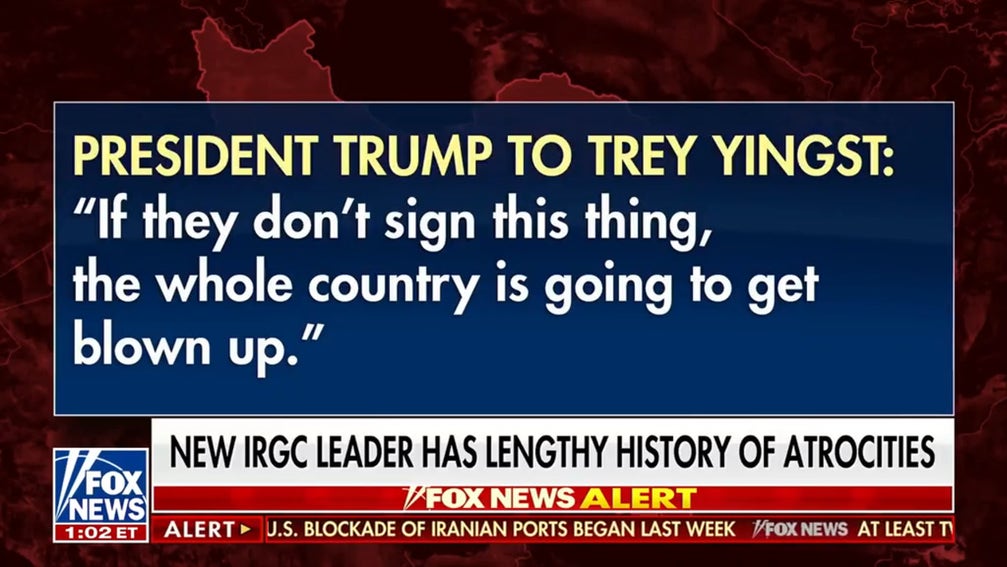 Trump threatens Iran with military action if peace talks fail as US prepares for negotiations