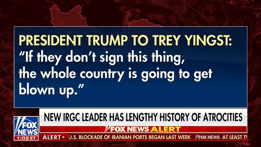 Trump threatens Iran with military action if peace talks fail as US prepares for negotiations