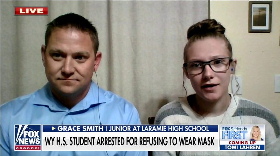 Wyoming high school student arrested for defying mask mandate