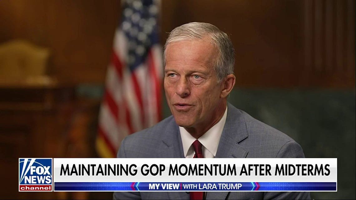 Democrats are blocking bipartisan national security legislation, Sen John Thune says