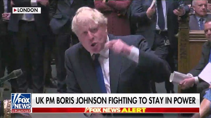British Prime Minister Boris Johnson refuses to resign