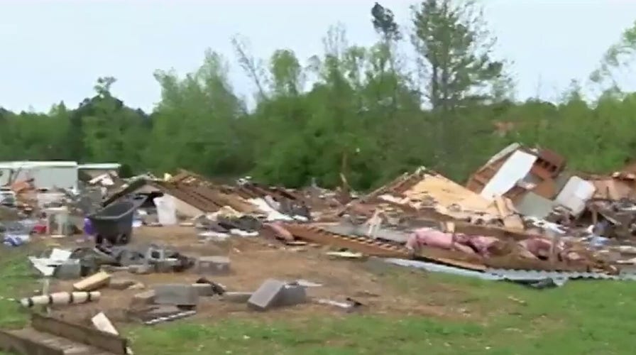 Survivors begin recovery efforts following deadly tornadoes in the South