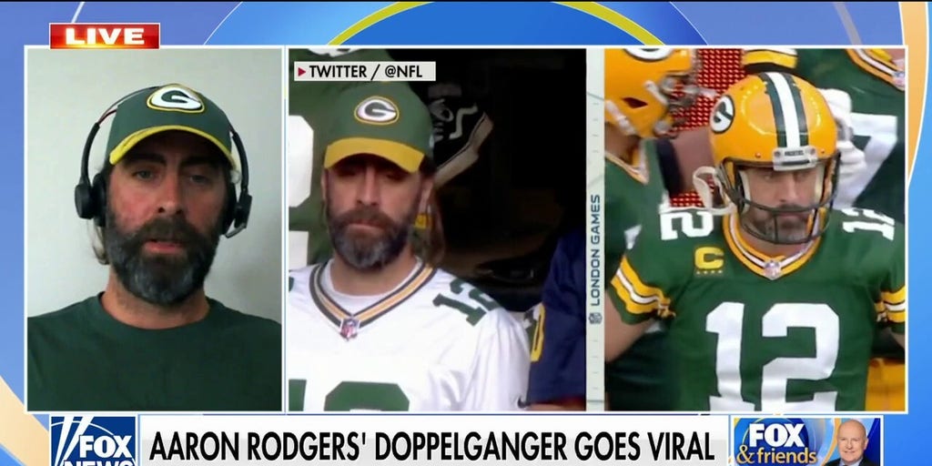 Aaron Rodgers Doppelganger Goes Viral At London Game Fox News Video 