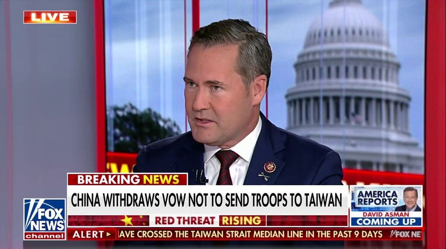 Rep. Waltz: 'Hardening' Taiwan against China is the path to peace