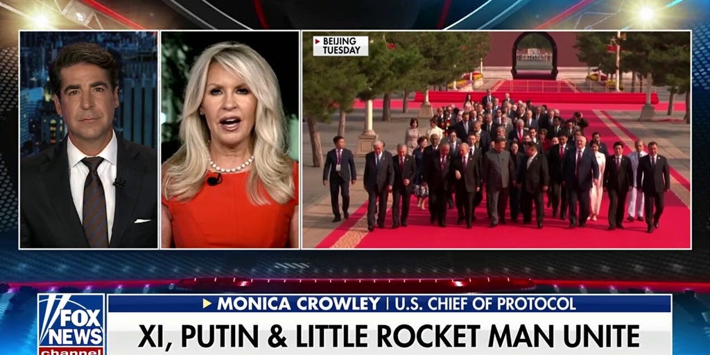Trump is trying to 'fix' Biden allowing these two superpowers to 'float closer together,' Monica Crowley says
