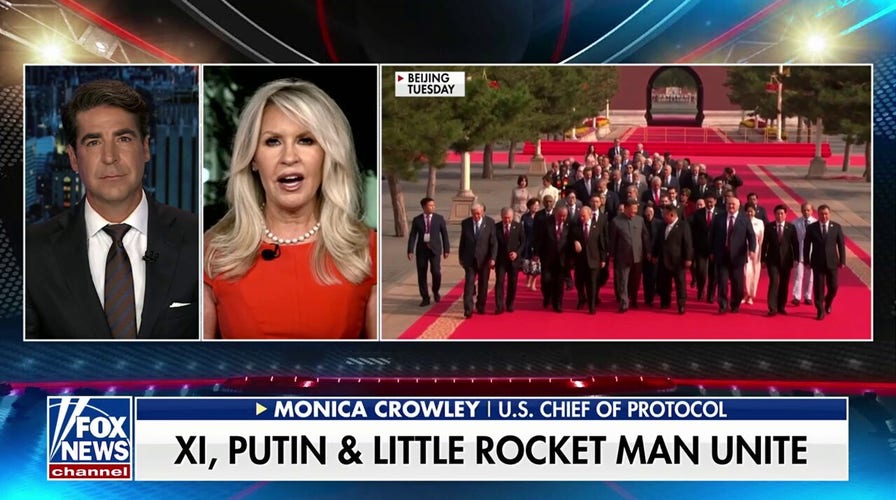 Trump is trying to 'fix' Biden allowing these two superpowers to 'float closer together,' Monica Crowley says