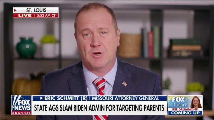 Schmitt: Biden admin want to criminalize dissent, muzzle parents