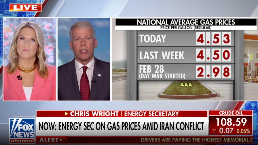 Energy Secretary Wright: We’ll get through oil ‘disruption’ as part of Iran war