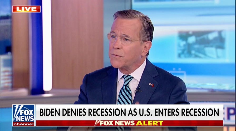 Asman slams Biden pushing tax hikes as US enters recession: ‘Zero’ chance of second term after this