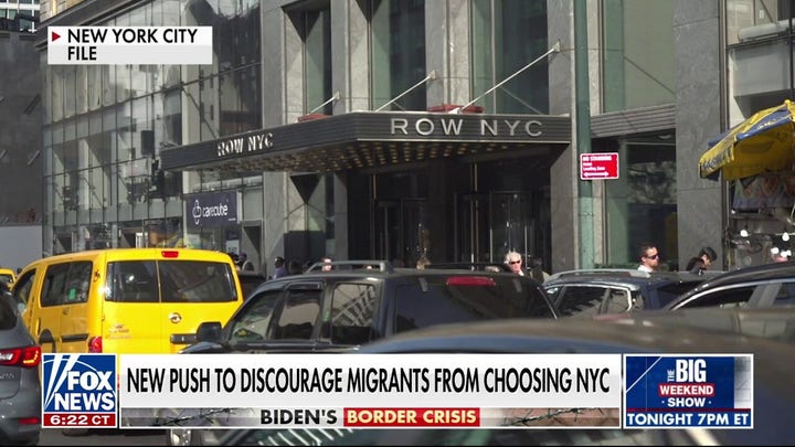NYC mayor discouraging migrants from choosing city