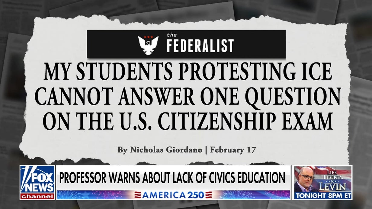 Professor warns lack of civics education is undermining American pride, national unity
