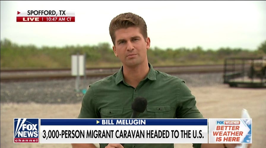 3,000-person migrant caravan headed to the Texas border