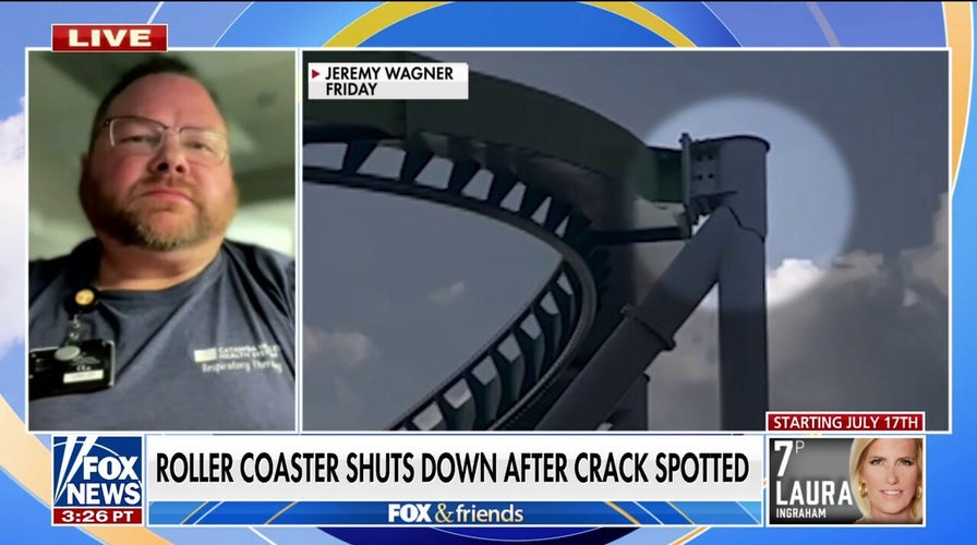 North Carolina man who spotted crack in massive roller coaster