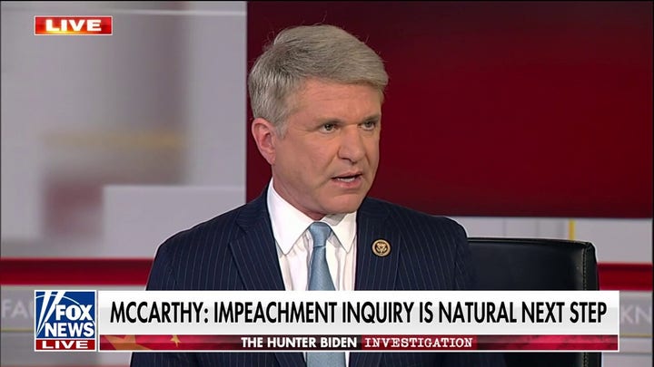 Rep. Michael McCaul on the prospect of Biden impeachment inquiry: 'The plot is thickening'