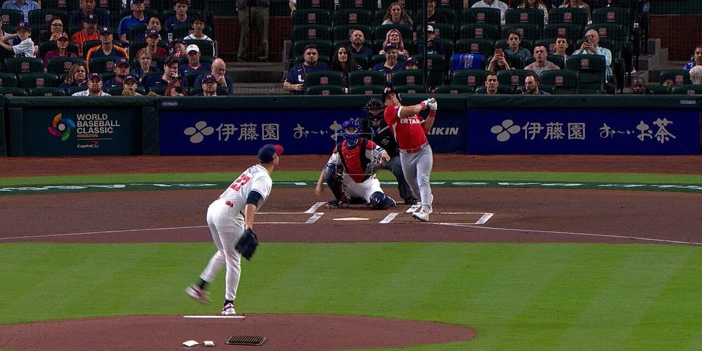 Nate Eaton rips solo home run on first pitch, giving Great Britain an early lead over United States