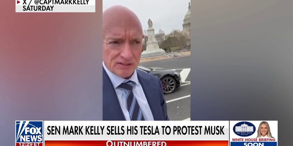 Sen. Mark Kelly called out for swapping his Tesla for a Chevy Tahoe: 'Riddled with irony'