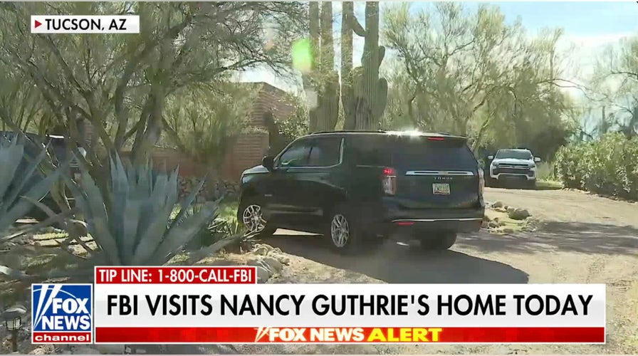 FBI spends several hours at Nancy Guthrie's home