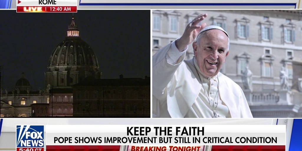 Doctors say Pope Francis is showing slight improvement