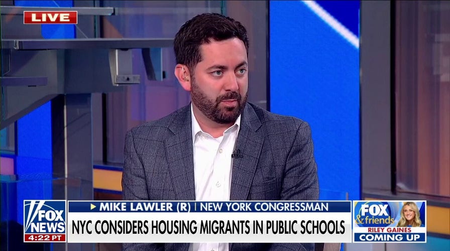 Rep. Mike Lawler rips New York City over using school to shelter migrants: 'These are places of learning'
