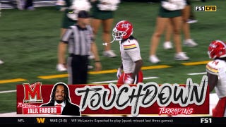 Malik Washington hits Jalil Farooq for 24-yard touchdown, cutting Maryland’s deficit against Michigan State