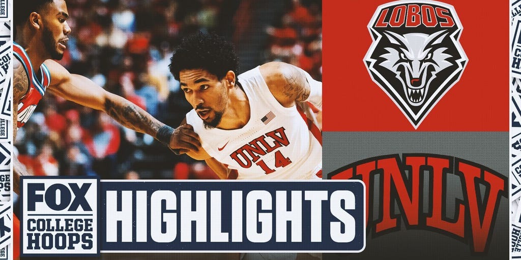 New Mexico Lobos vs. UNLV Runnin’ Rebels Highlights | FOX College Hoops