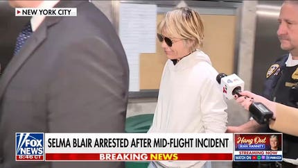 Actress Selma Blair arraigned on assault charges after alleged mid-air attacks