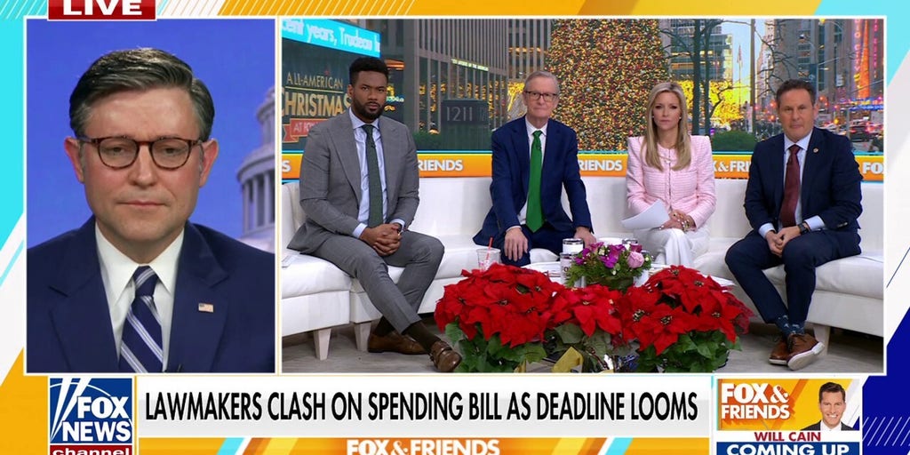 Speaker Johnson defends spending bill despite GOP opposition: 'It makes sense'