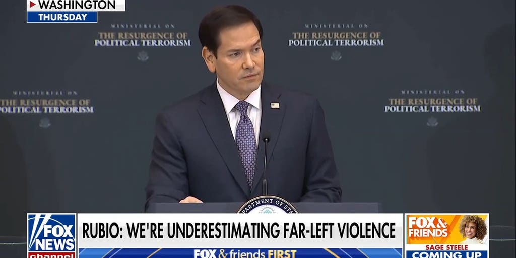 Marco Rubio warns against underestimating far-left political violence