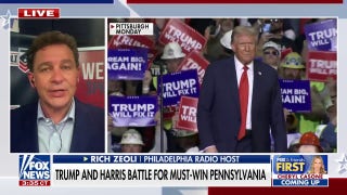 VP Harris called out for rubbing elbows with celebs as Trump speaks to steelworkers - Fox News