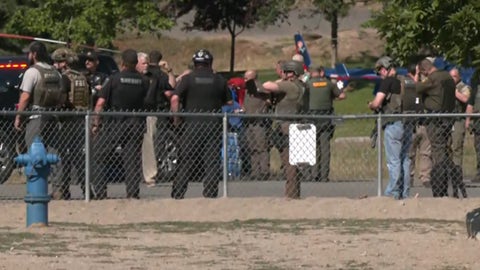 WATCH LIVE: Authorities give update after firefighters allegedly ambushed by shooter - Fox News