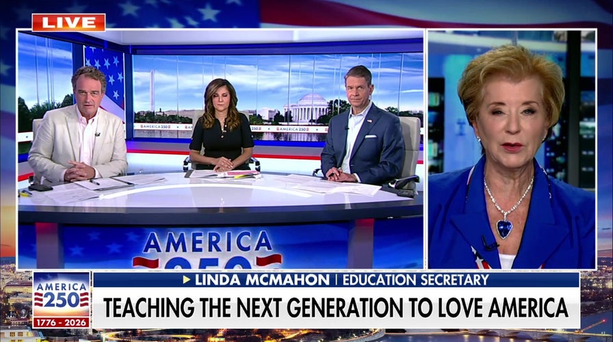 Education Secretary Linda McMahon urges patriotic education in schools