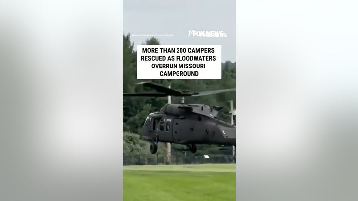 More than 200 campers RESCUED as floodwaters overrun Missouri campground