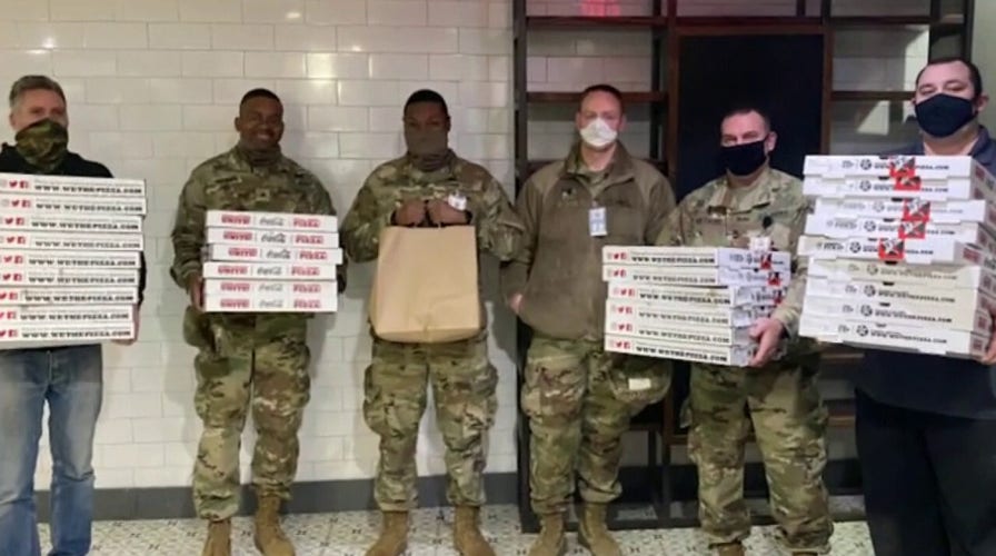 ‘We, the Pizza’ giving free meals to National Guard troops in DC
